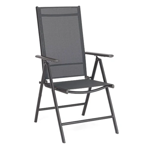 Krzesło ogrodowe MICHIGAN antracytowe 55x68 aluminiowe Bizzotto