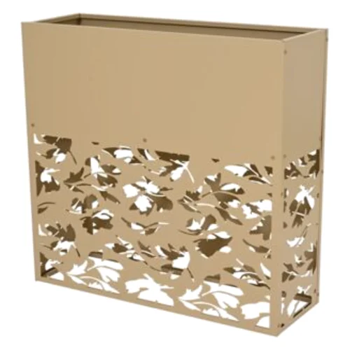 Kwietnik metalowy 105 x 35 x 100 cm piaskowy