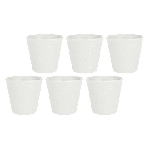 La Porcellana Bianca Aperegina Zestaw 6 kubków 75 ml