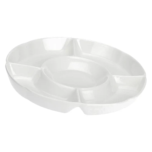 La Porcellana Bianca Convivio Okrągła taca do przekąsek 35.5 cm