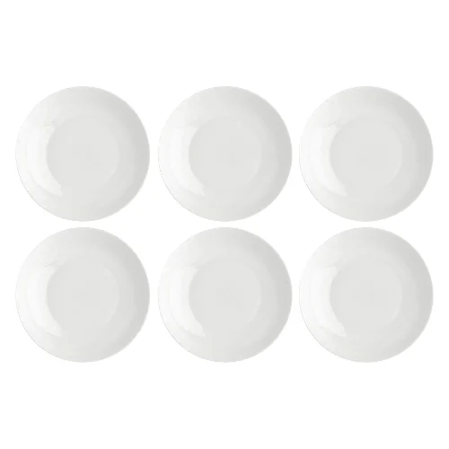 LA PORCELLANA BIANCA ESSENZIALE Zestaw 6 talerzy do zupy 20 cm