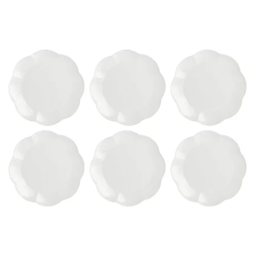 LA PORCELLANA BIANCA VILLADEIFIORI Zestaw 6 talerzy obiadowych 26 cm
