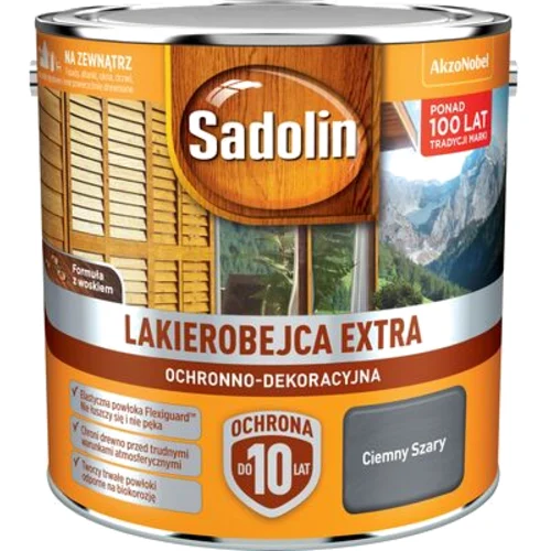 Lakierobejca Ochronno-Dekoracyjna Extra Ciemny Szary 2,5 l Sadolin