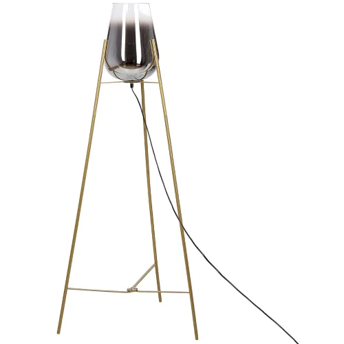 Lampa podłogowa mena metal złoty