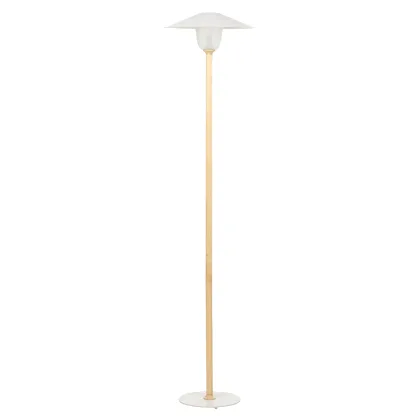 Lampa podłogowa moppy drewno biały