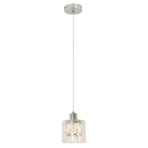 Lampa wisząca ELMO 1 płomienna chrom 1xE14 40 W