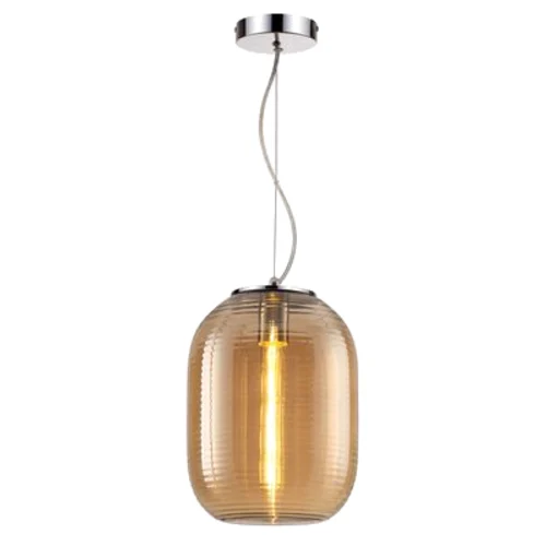 Lampa wisząca Emily amber E27 40W