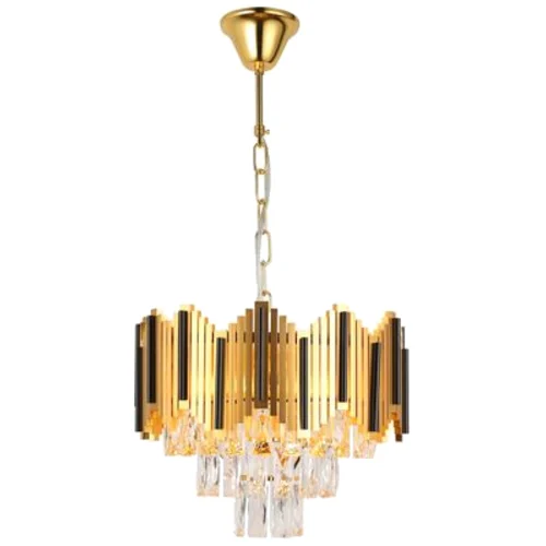 Lampa wisząca Harmonia 5 E14 złoty, czarny