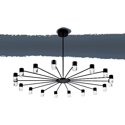 Lampa wisząca LED - Galileo - okrągła, 18 punktów świetlnych, 100cm