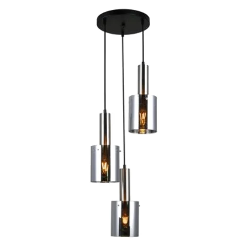 Lampa wisząca Sardo 3 x E27 nikiel