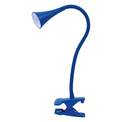 Lampka biurkowa LED z klipsem Happy Clips 9 x 50 cm niebieska