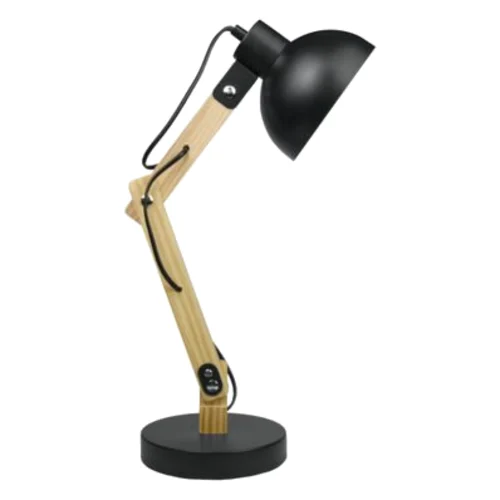 Lampka biurkowa składana E27 czarna 16 x 49 x 15 cm