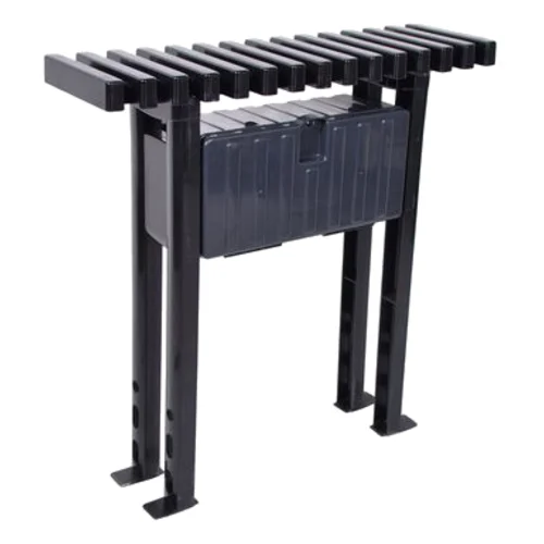 Ławka cmentarna 80 cm czarna