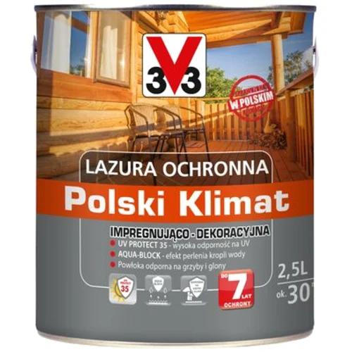 Lazura ochronna Polski Klimat impregnująco-dekoracyjna 2,5 l tek