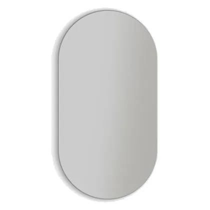 Lustro Koria owal szlif srebrne 80 x 40 cm Ruke
