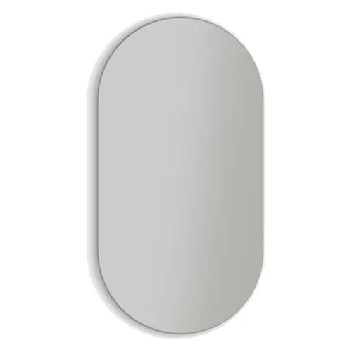 Lustro Koria owal szlif srebrne 80 x 40 cm Ruke