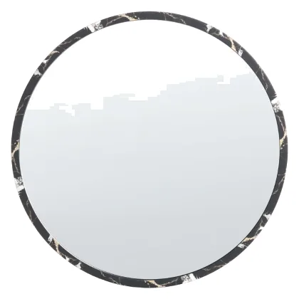 Lustro ścienne MARTEL 69 cm 69 cm Czarny