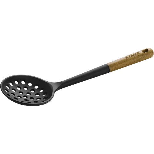 Łyżka szumówka Staub - 31 cm, Brązowo-czarny