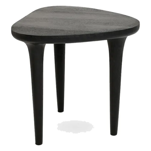 Mamaison stolik laminar czarny / drewno