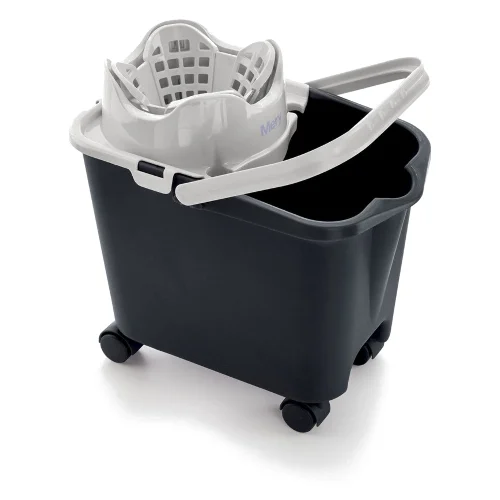Mery Prostokątne wiadro na kółkach 14 ltr z wyciskaczem