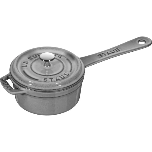 mini rondel żeliwny 250 ml, grafitowy