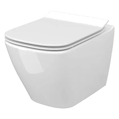 Miska WC wisząca Cersanit City Square Cleanon z deską wolnoopadającą duroplast S701-405