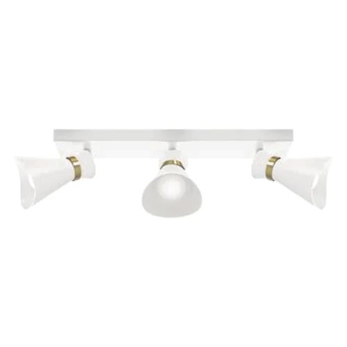 Oprawa ścienno-sufitowa LORETA SPT E14 3L white/golden strühm