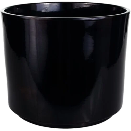 Osłonka cylinder ceramiczna 32 cm czarna CERMAX