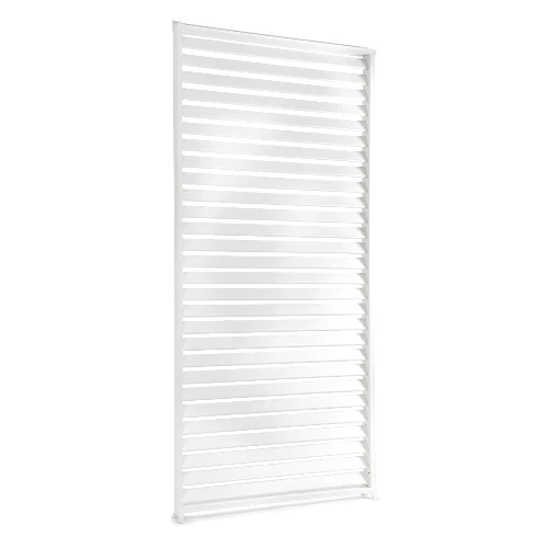 Panel żaluzjowy do pergoli OCEAN biały 113x6 z aluminium Bizzotto