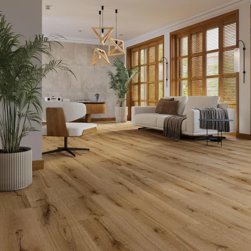 Panele Winylowe Spc Senti Floors Dąb Incanto Kl. 34 5,0 + 1,0 Mm Click Z Podkładem