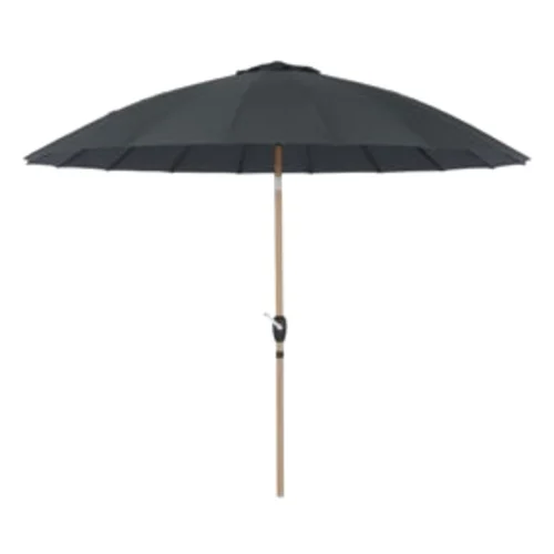 Parasol 2,75 m grafit noga imitująca drewno