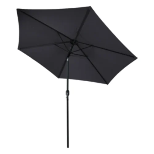 Parasol boczny śr. 300 cm grafitowy