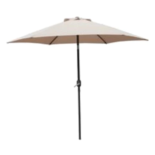 Parasol ogrodowy śr. 270 cm beżowy