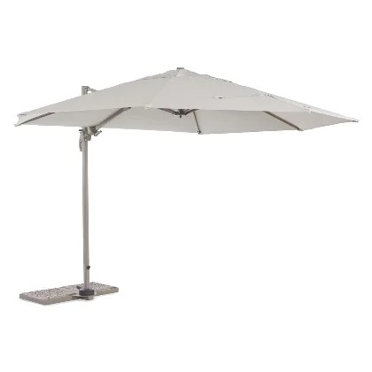 Parasol z nogą boczną ORLAND piaskowy Ø350 aluminiowy Bizzotto