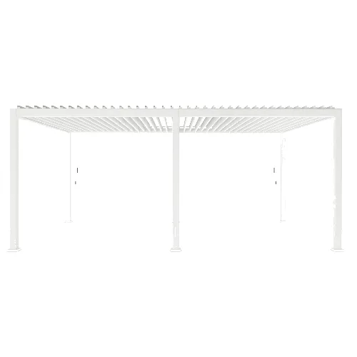 Pergola ogrodowa OCEAN biała 600x360 z aluminium Bizzotto