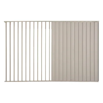 Pionowy panel żaluzjowy do pergoli OCEAN jedwabisty 340x z aluminium Bizzotto