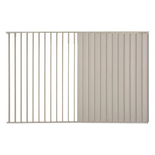 Pionowy panel żaluzjowy do pergoli OCEAN jedwabisty 340x z aluminium Bizzotto