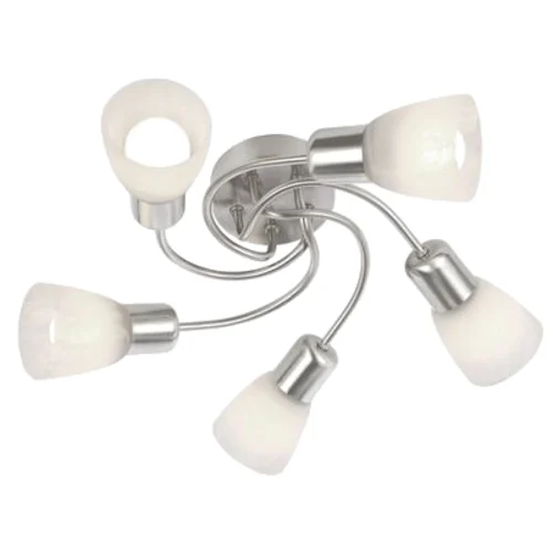 Plafon Gordon nikiel mat 5x E14