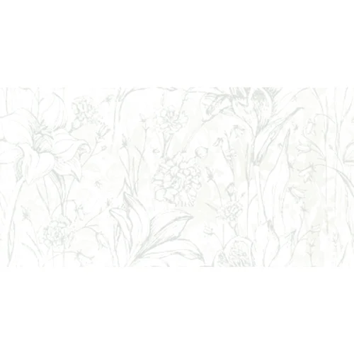 Płytka ścienna Melia white flower 30,8 x 60,8 cm gat. I