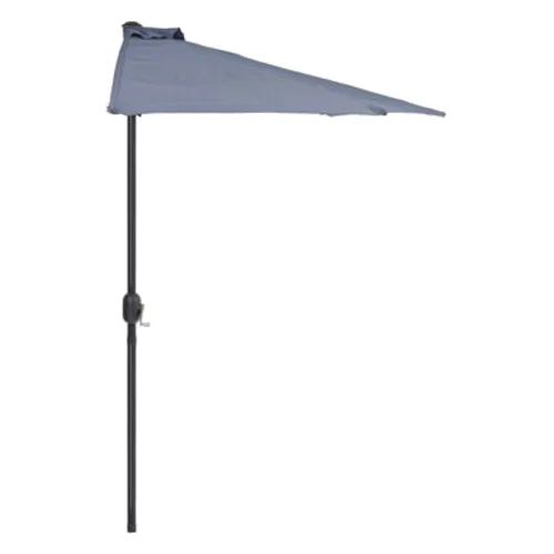 Półparasol cieniujący 270 x 135 cm szary