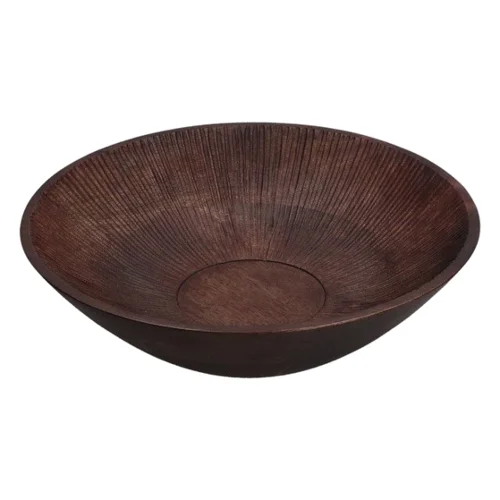 Rituali Domestici Perseo Zestaw 2 drewnianych mis dekoracyjnych 24.5x6.5 cm