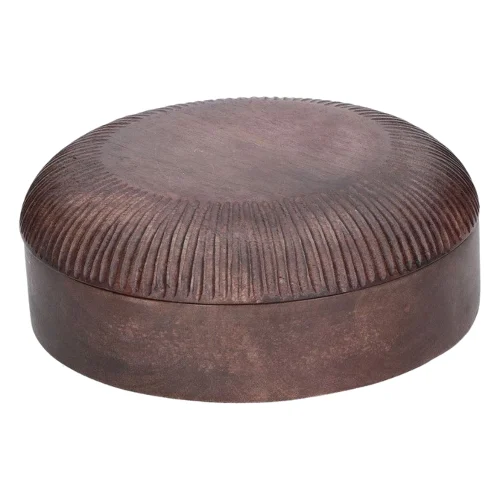 Rituali Domestici Perseo Zestaw 2 mis dekoracyjnych z pokrywką 18 x 6.5 cm