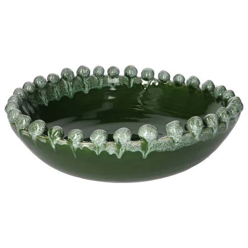 Rituali Domestici Reginaldo Podstawka pod doniczkę 31.5 cm zielona