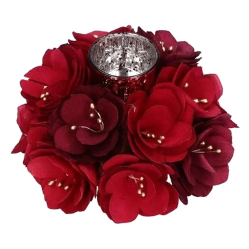 Rituali Domestici Rosesurose Zestaw 4 świeczników świątecznych 18 x 10 cm