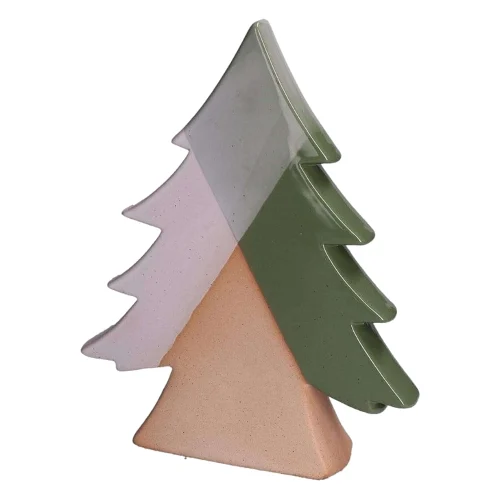 RITUALI DOMESTICI STRATOSTRATEGICO Zestaw 2 ozdób świątecznych choinka 18 x 5 x 22.5 cm