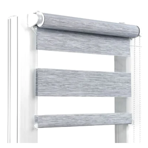 Roletka mini KLIK DN 32 - 73 x 150 cm, przecierany jasnoszary