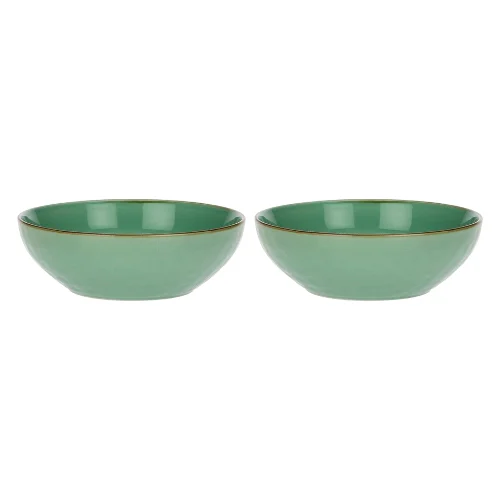 Rose&Tulipani Concerto Verde Acqua Zestaw 2 misek do sałatek 26 cm