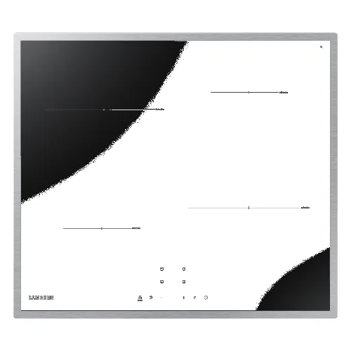 Samsung NZ64T3706C1, Płyta indukcyjna z dotykowym panelem sterowania, 7,2 kW