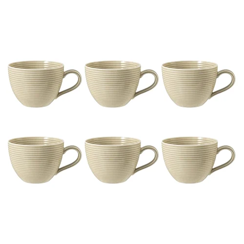 Seltmann Beat Color Glaze Zestaw 6 filiżanek do kawy 260 ml