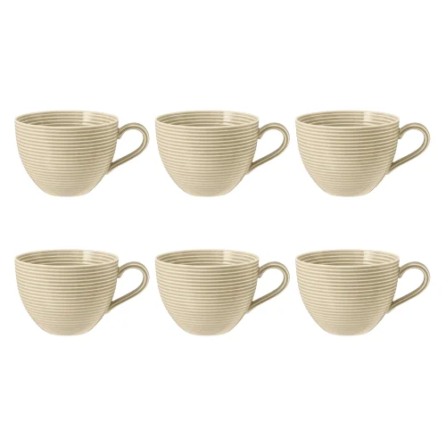 Seltmann Beat Color Glaze Zestaw 6 filiżanek do kawy 350 ml